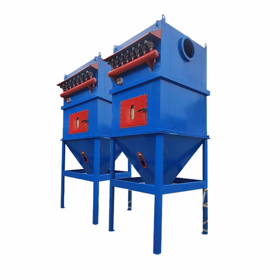 シリンダー高圧ジェットラウンドバッグ動物飼料加工機械生産ライン用産業用空気粉塵浄化システム